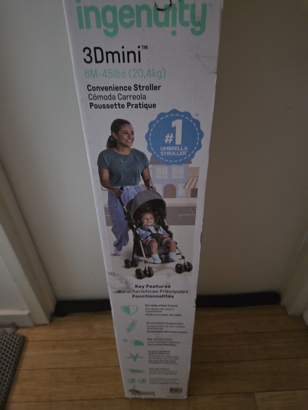 Ingenuity 3Dmini Convenience Stroller - Gray